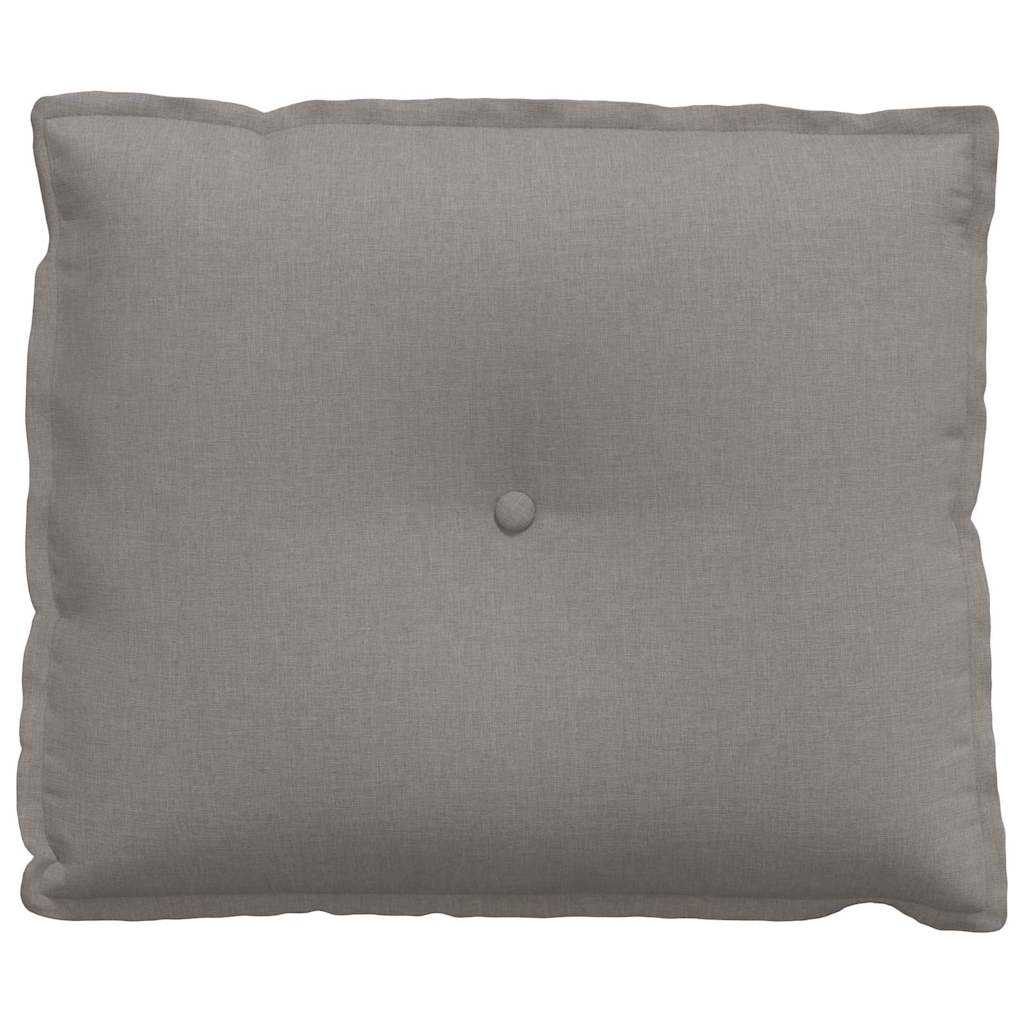 Polštář Na Záda Taupe 60 X 19 X 50 Cm Textil