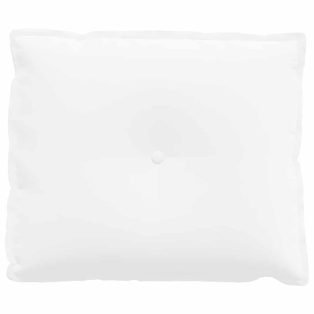 Polštář Na Záda Bílá 60 X 19 X 50 Cm Textil