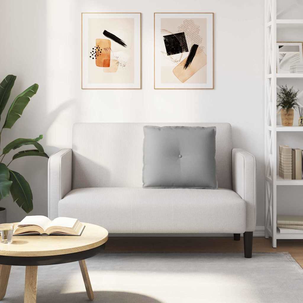 Polštář Na Záda Oblačno Šedá 60 X 19 X 50 Cm Textil