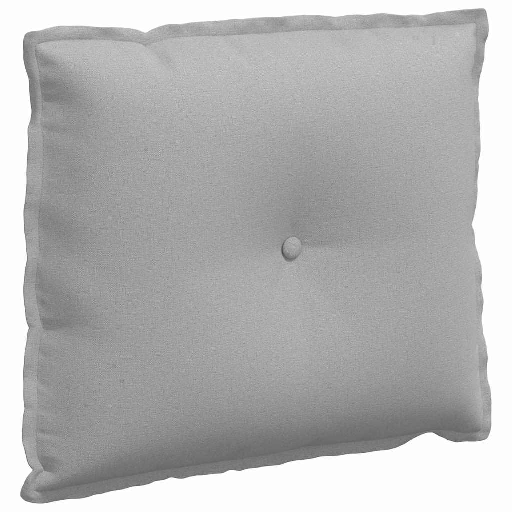 Polštář Na Záda Oblačno Šedá 60 X 19 X 50 Cm Textil