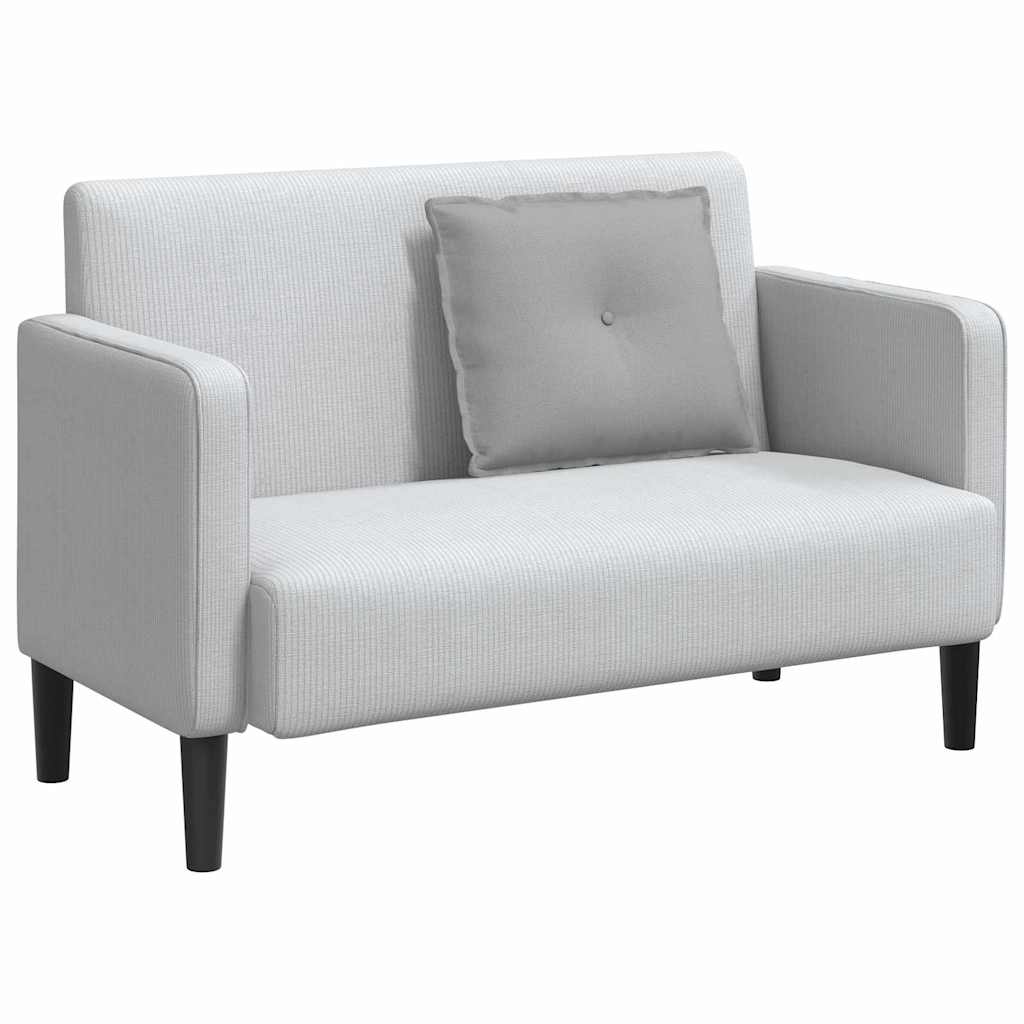 Polštář Na Záda Oblačno Šedá 60 X 19 X 50 Cm Textil