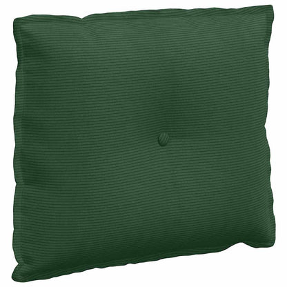 Polštář Na Záda Jungle Green 60 X 50 Cm Žebrovaná Látka