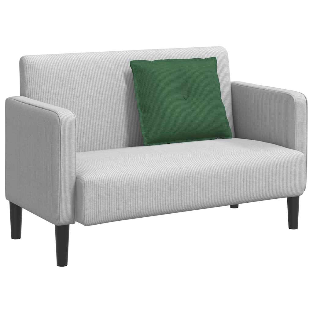 Polštář Na Záda Jungle Green 60 X 50 Cm Žebrovaná Látka