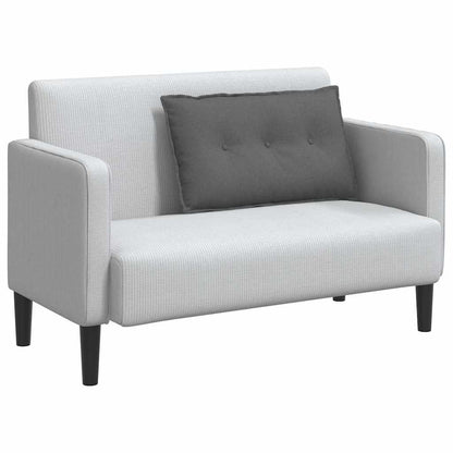 Polštář Na Záda Tmavě Šedá 80 X 19 X 50 Cm Textil