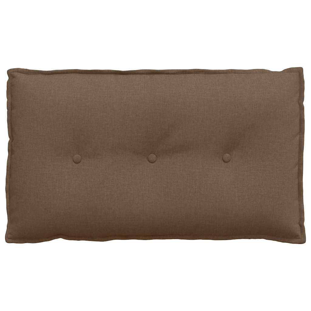 Polštář Na Záda Hnědá 80 X 19 X 50 Cm Textil