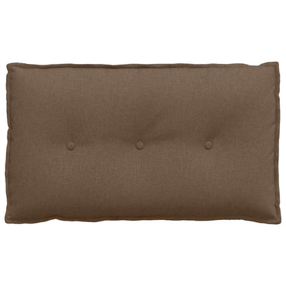 Polštář Na Záda Hnědá 80 X 19 X 50 Cm Textil