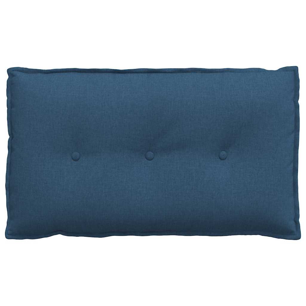 Polštář Na Záda Modrá 80 X 19 X 50 Cm Textil