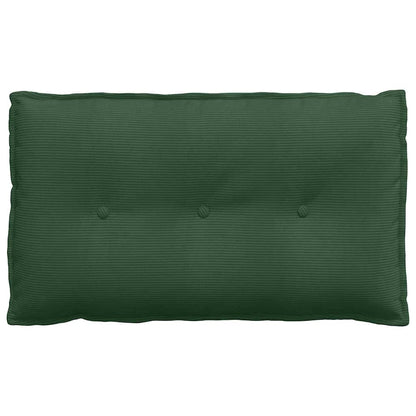 Polštář Na Záda Jungle Green 80 X 50 Cm Žebrovaná Látka