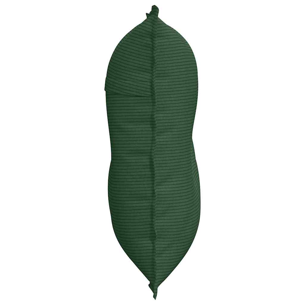 Polštář Na Záda Jungle Green 80 X 50 Cm Žebrovaná Látka