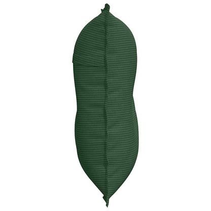 Polštář Na Záda Jungle Green 80 X 50 Cm Žebrovaná Látka