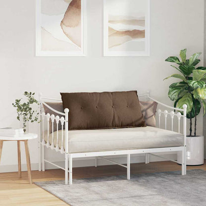 Polštář Na Záda Hnědá 100 X 19 X 50 Cm Textil