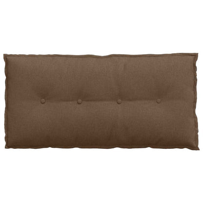 Polštář Na Záda Hnědá 100 X 19 X 50 Cm Textil