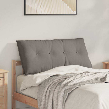 Polštář Na Záda Taupe 100 X 19 X 50 Cm Textil
