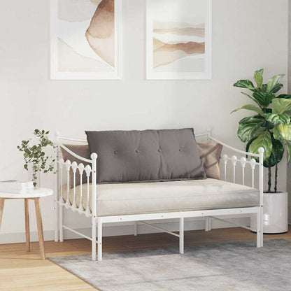 Polštář Na Záda Taupe 100 X 19 X 50 Cm Textil