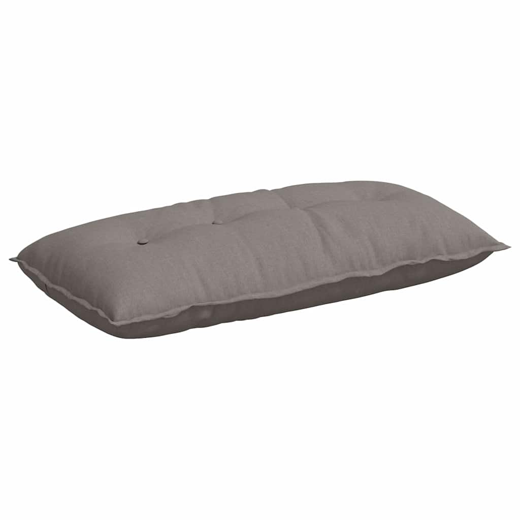 Polštář Na Záda Taupe 100 X 19 X 50 Cm Textil