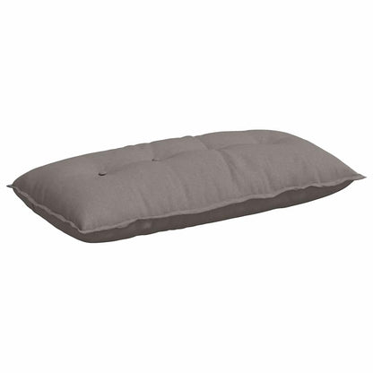Polštář Na Záda Taupe 100 X 19 X 50 Cm Textil