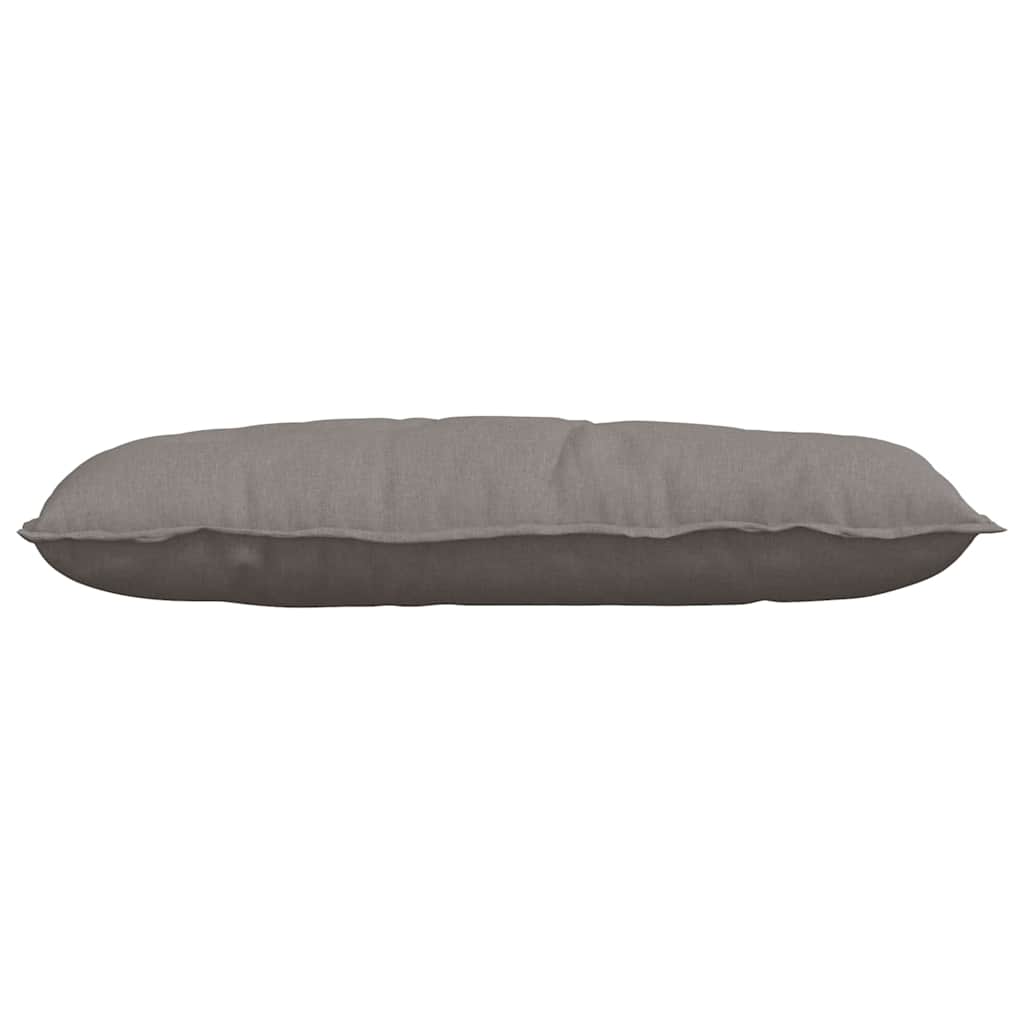 Polštář Na Záda Taupe 100 X 19 X 50 Cm Textil