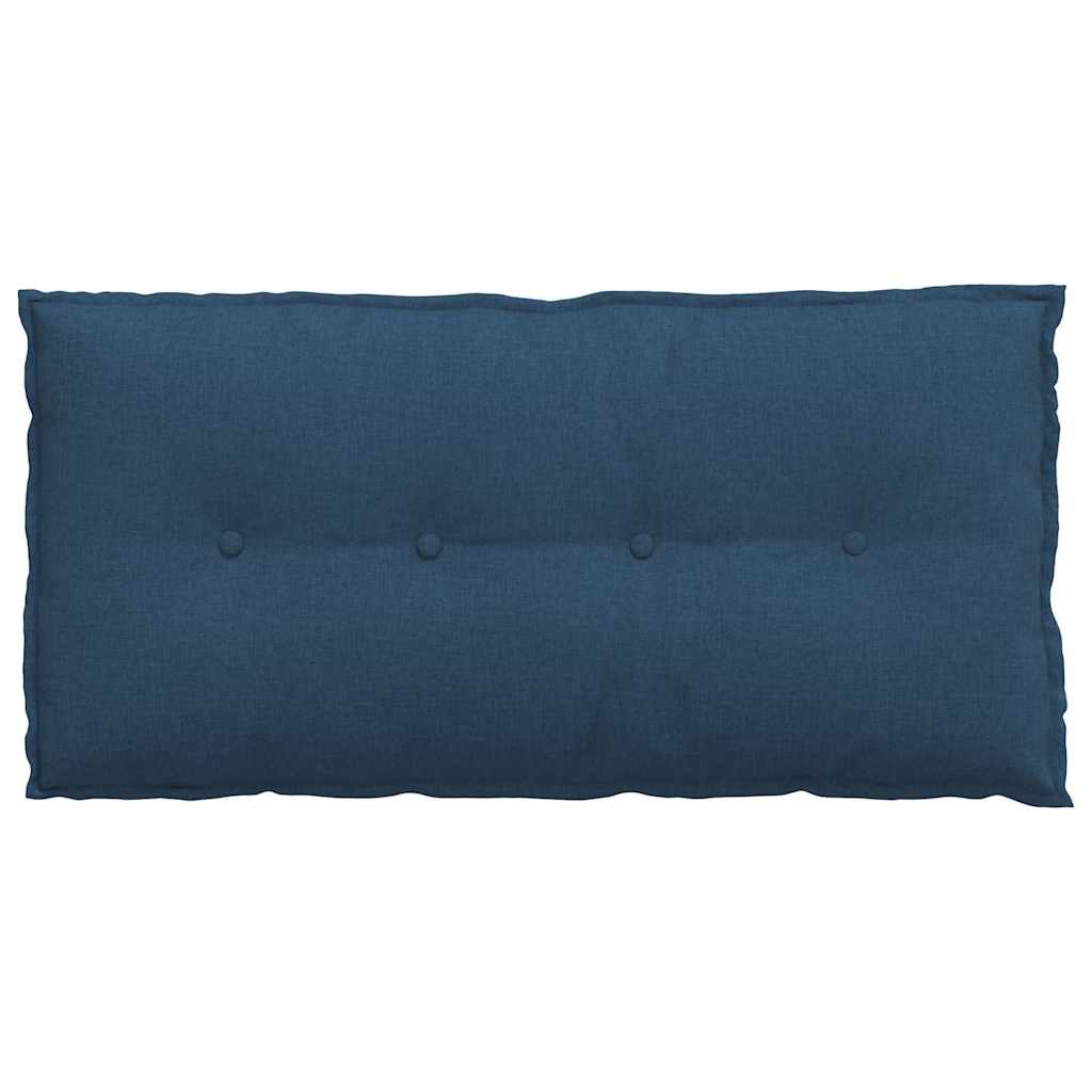 Polštář Na Záda Modrá 100 X 19 X 50 Cm Textil