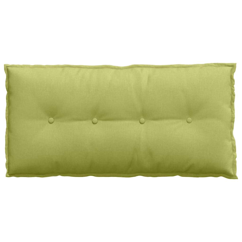 Polštář Na Záda Světlá Zelená 100 X 19 X 50 Cm Textil