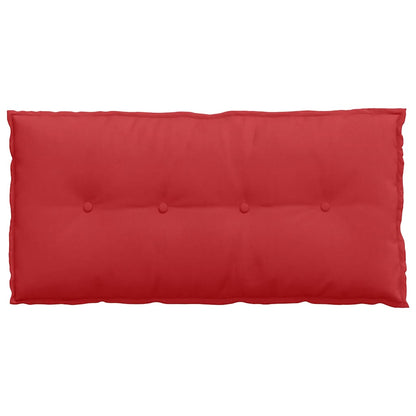 Polštář Na Záda Červená 100 X 19 X 50 Cm Textil