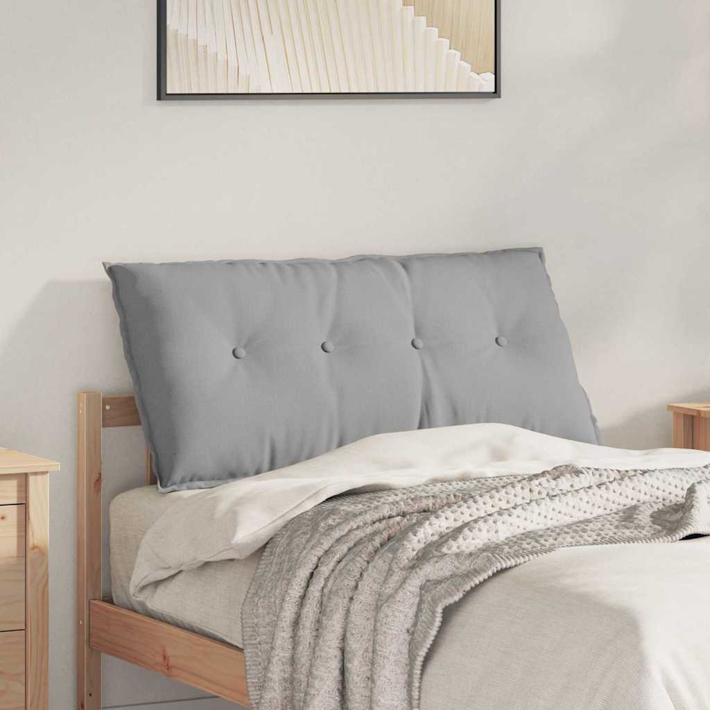 Polštář Na Záda Oblačno Šedá 100 X 19 X 50 Cm Textil