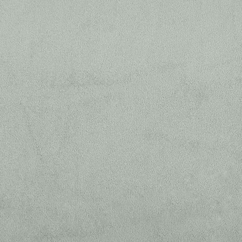 Polštář Na Záda Světle Šedá 100 X 50 Cm Žebrovaná Látka