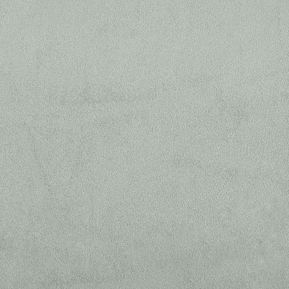Polštář Na Záda Světle Šedá 100 X 50 Cm Žebrovaná Látka