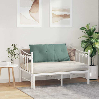 Polštář Na Záda Mořská Zelená 100 X 50 Cm Žebrovaná Látka
