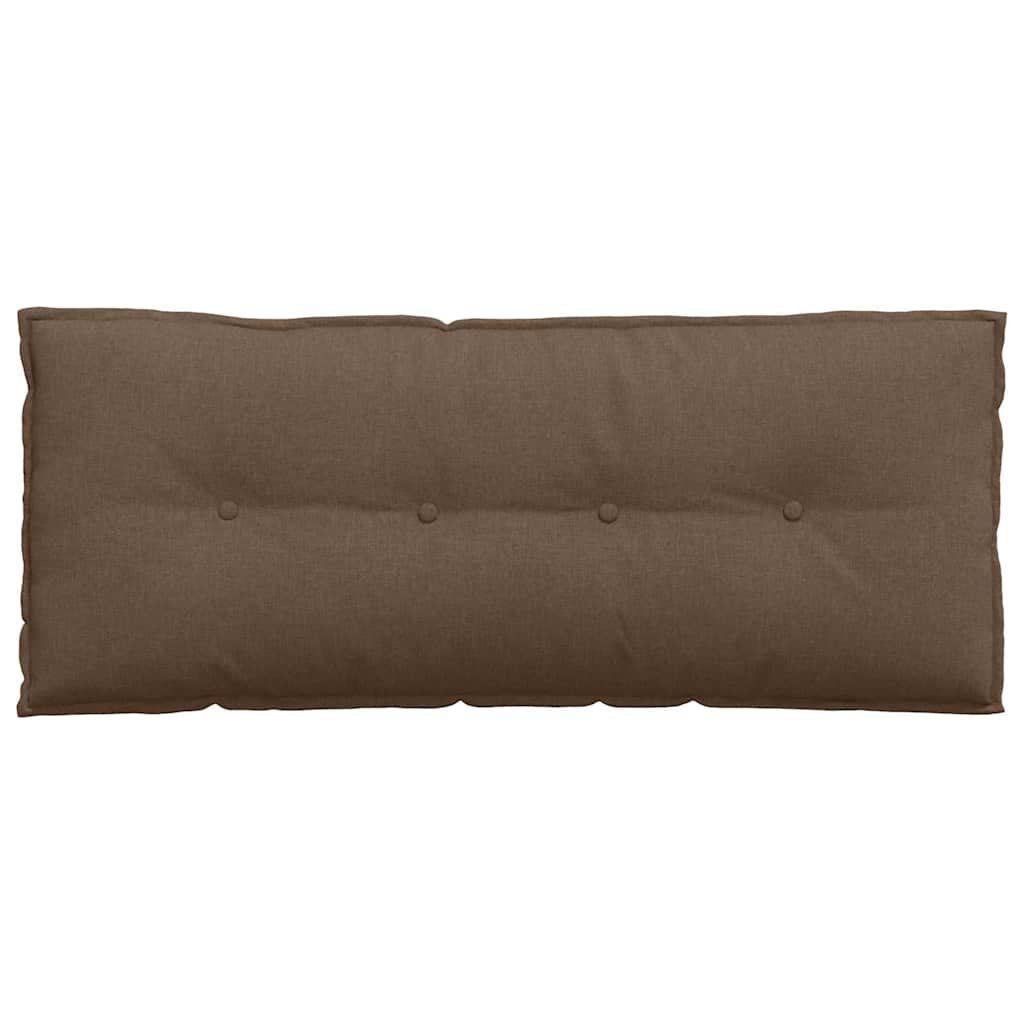 Polštář Na Záda Hnědá 120 X 19 X 50 Cm Textil