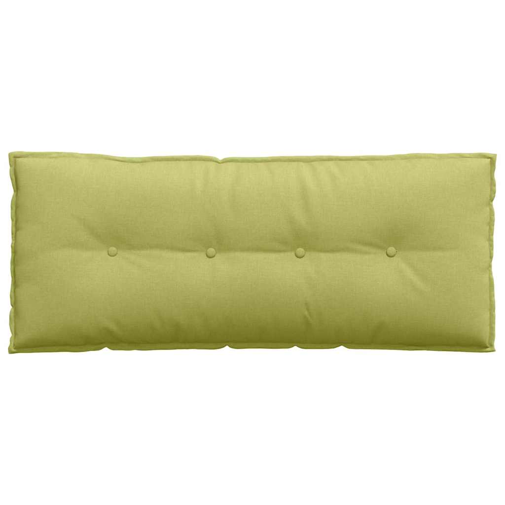 Polštář Na Záda Světlá Zelená 120 X 19 X 50 Cm Textil
