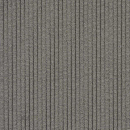 Polštář Na Záda Světle Šedá 120 X 50 Cm Žebrovaná Látka