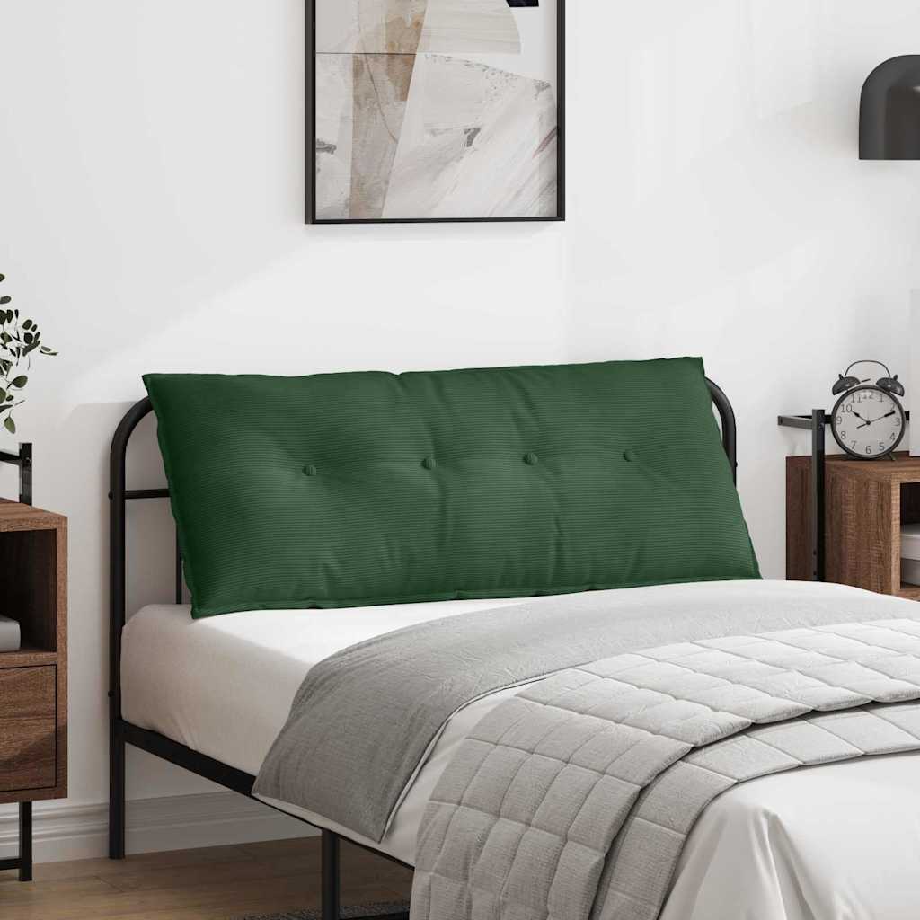 Polštář Na Záda Jungle Green 120 X 50 Cm Žebrovaná Látka