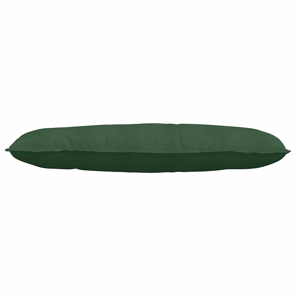 Polštář Na Záda Jungle Green 120 X 50 Cm Žebrovaná Látka