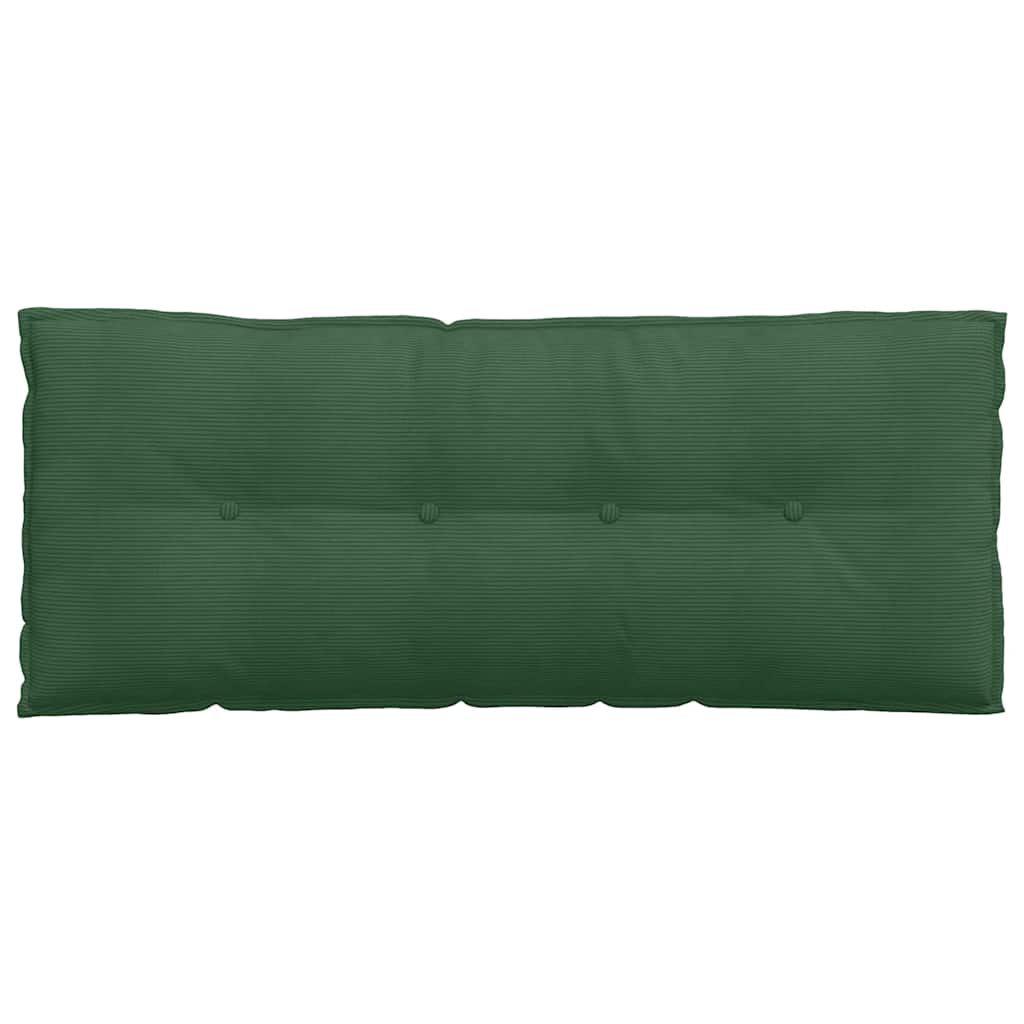 Polštář Na Záda Jungle Green 120 X 50 Cm Žebrovaná Látka