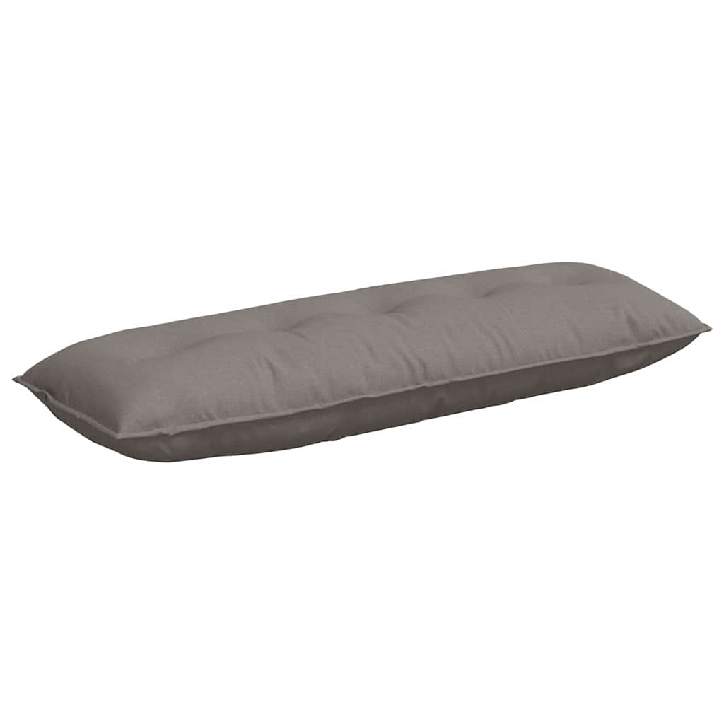 Polštář Na Záda Taupe 140 X 19 X 50 Cm Textil