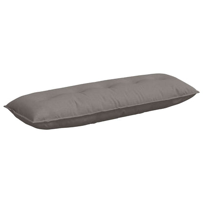 Polštář Na Záda Taupe 140 X 19 X 50 Cm Textil