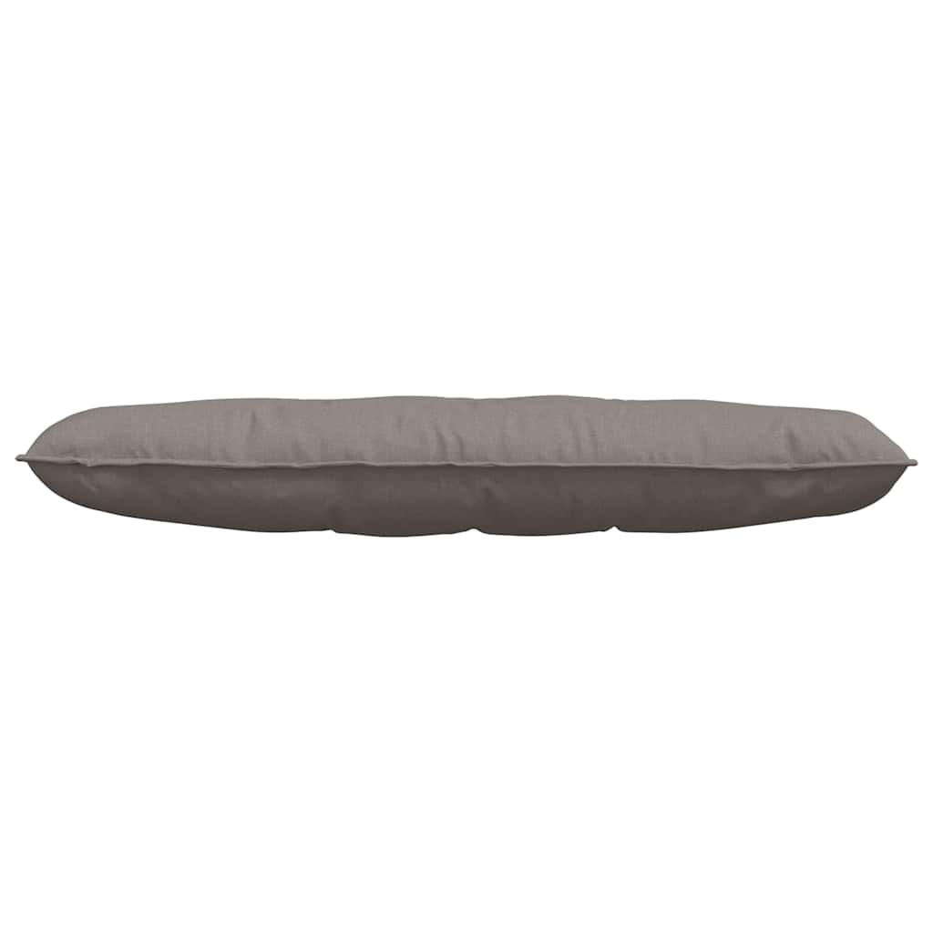 Polštář Na Záda Taupe 140 X 19 X 50 Cm Textil