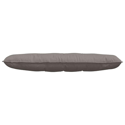 Polštář Na Záda Taupe 140 X 19 X 50 Cm Textil