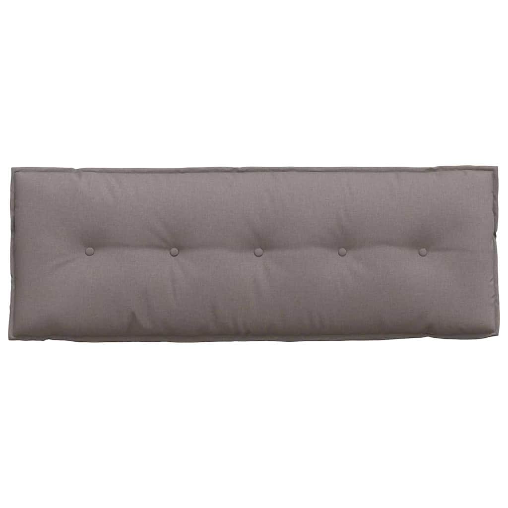 Polštář Na Záda Taupe 140 X 19 X 50 Cm Textil