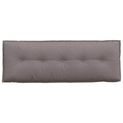Polštář Na Záda Taupe 140 X 19 X 50 Cm Textil