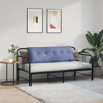 Polštář Na Záda Modrá Džínovina 140 X 19 X 50 Cm Textil