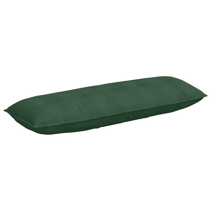 Polštář Na Záda Jungle Green 140 X 50 Cm Žebrovaná Látka