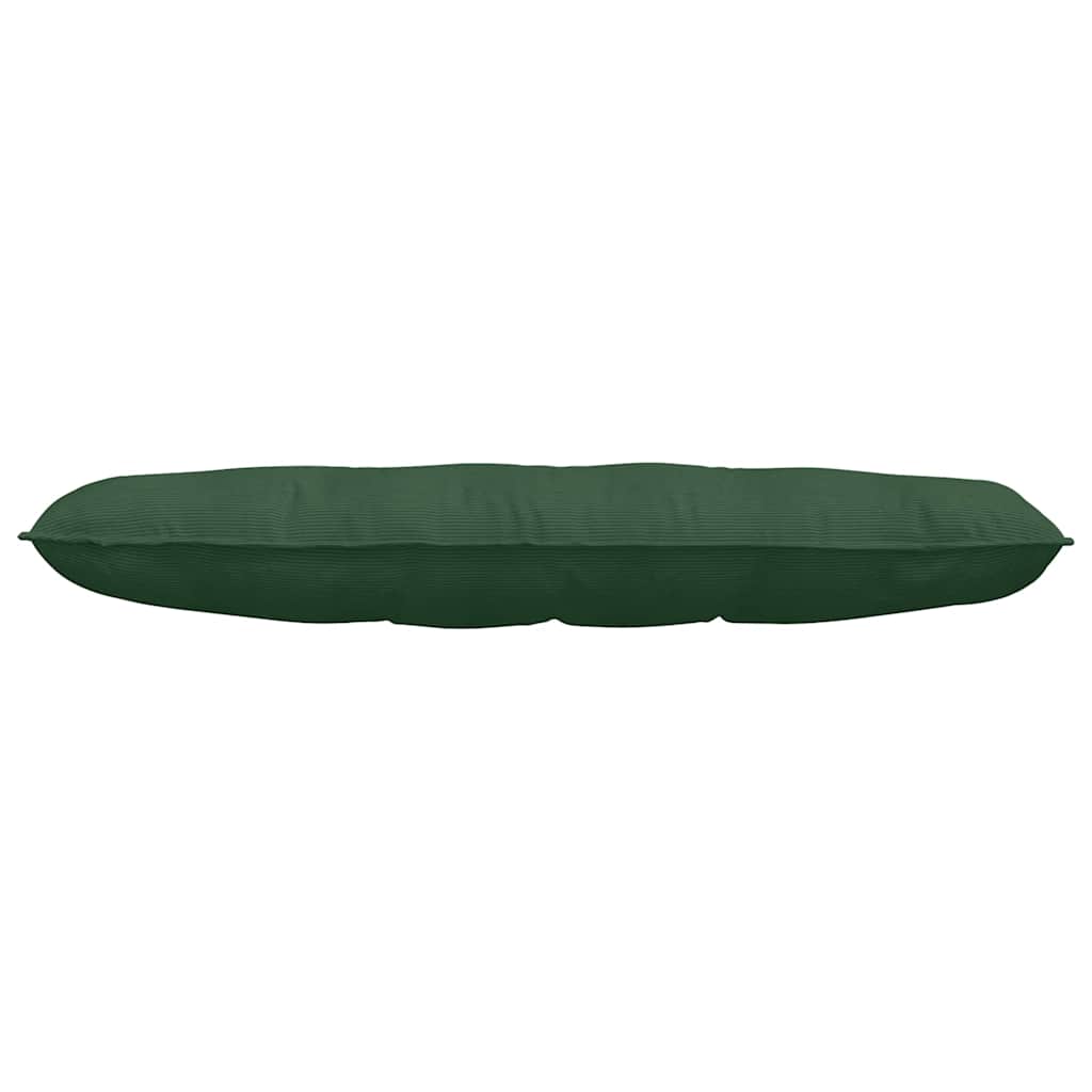 Polštář Na Záda Jungle Green 140 X 50 Cm Žebrovaná Látka