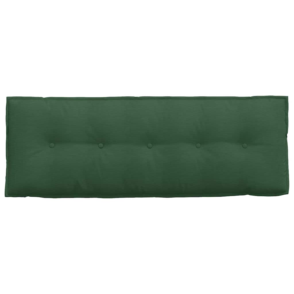 Polštář Na Záda Jungle Green 140 X 50 Cm Žebrovaná Látka