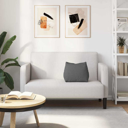 Polštář Na Záda Tmavě Šedá 45 X 20 X 35 Cm Textil