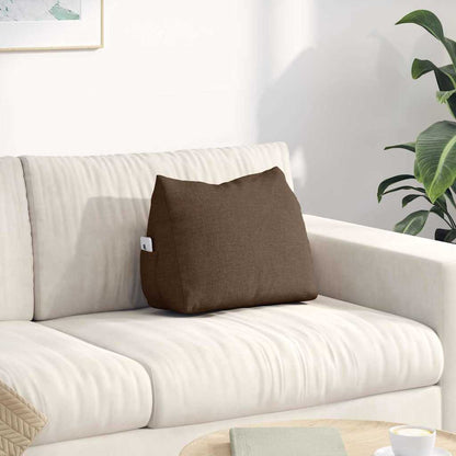 Polštář Na Záda Hnědá 45 X 20 X 35 Cm Textil