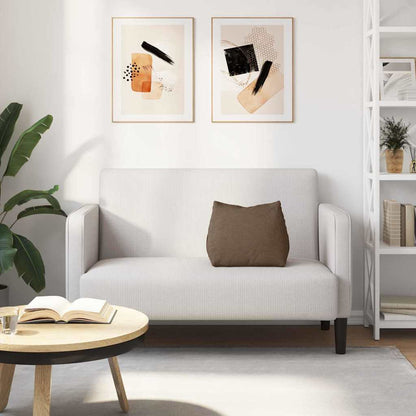 Polštář Na Záda Hnědá 45 X 20 X 35 Cm Textil
