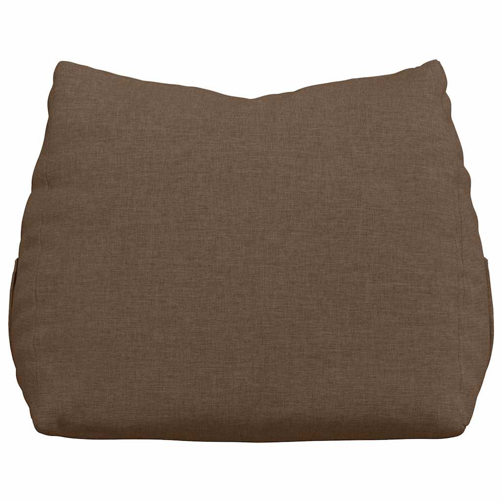 Polštář Na Záda Hnědá 45 X 20 X 35 Cm Textil