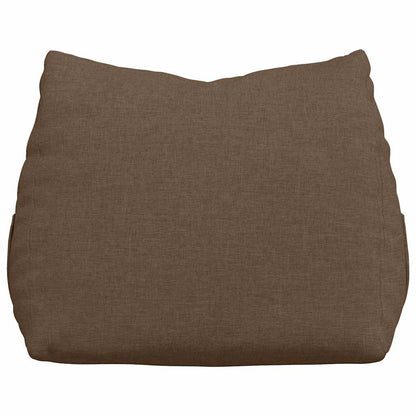 Polštář Na Záda Hnědá 45 X 20 X 35 Cm Textil
