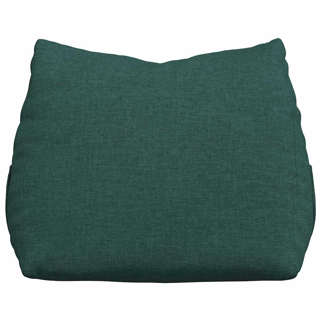 Polštář Na Záda Tmavě Zelená 45 X 20 X 35 Cm Textil